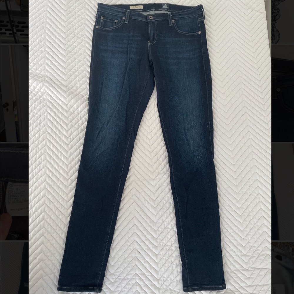 AG skinny legging, size 32 R, dark wash
